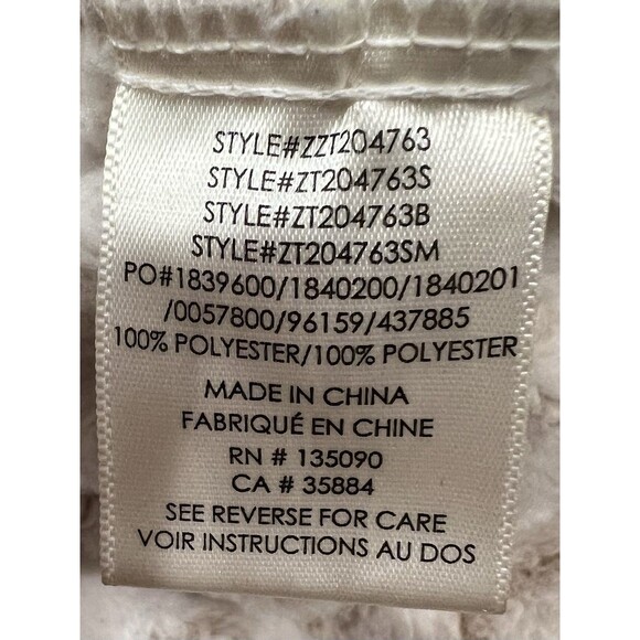 Z Supply Frosted Plush white leopard print faux fur pullover sweater Medium - Picture 6 of 7